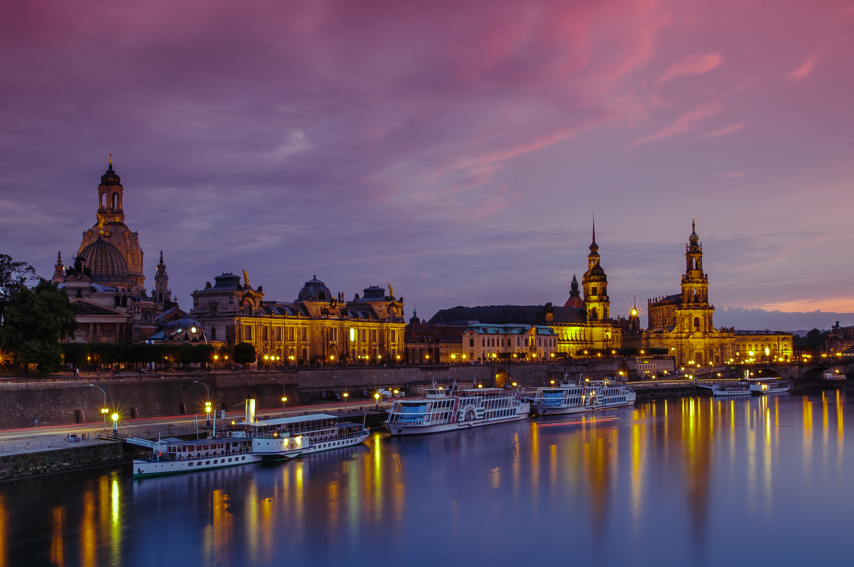 Die Skyline von Dresden